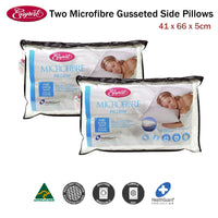 Easyrest Two Microfibre Standard Gusseted Pillows Home & Garden Kings Warehouse 