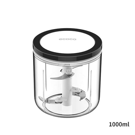 Ecoco 3 Sizes Cutter Set Easy Chopper Mincer Mixer Slicer Dicer Blender Shredder For Onion Garlic Black Appliances Kings Warehouse 