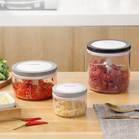 Ecoco 3 Sizes Cutter Set Easy Chopper Mincer Mixer Slicer Dicer Blender Shredder For Onion Garlic Black Appliances Kings Warehouse 