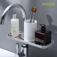 Ecoco Kitchen Drain Holder Sponge Sink Storage Rack Basket Organizer Shelf Bathroom AU Home & Garden Kings Warehouse 