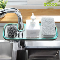 Ecoco Kitchen Drain Holder Sponge Sink Storage Rack Basket Organizer Shelf Bathroom AU Home & Garden Kings Warehouse 