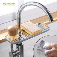 Ecoco Kitchen Drain Holder Sponge Sink Storage Rack Basket Organizer Shelf Bathroom AU Home & Garden Kings Warehouse 