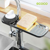 Ecoco Kitchen Drain Holder Sponge Sink Storage Rack Basket Organizer Shelf Bathroom AU Home & Garden Kings Warehouse 