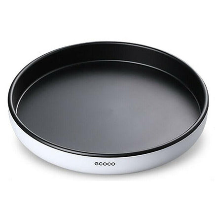 Ecoco Kitchen Rotating Spice Condiment Storage Rack Bathroom Swivel Tray Organizer Black Home & Garden Kings Warehouse 