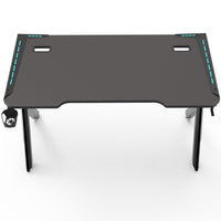 EKKIO RGB Gaming Desk Y Shape Black 120cm Furniture Kings Warehouse 