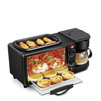 Electric 3 in 1 Breakfast Making Machine Multifunction Coffee Maker Bread Pizza Kings Warehouse 