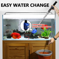 Electric Aquarium Fish Tank Cleaner Water Exchanger Siphon Vacuum Sand Cleaner Kings Warehouse 