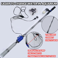 Electric Aquarium Fish Tank Cleaner Water Exchanger Siphon Vacuum Sand Cleaner Kings Warehouse 