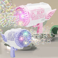 Electric Bubble Gun Machine Soap Bubbles Kids Adults Summer Outdoor Playtime Toy Purple Baby & Kids Kings Warehouse 