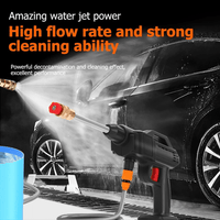 Electric Car Pressure Washer Cordless Spray Gun W/ 2 Battery Water Cleaner Tool Tools Kings Warehouse 