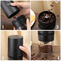 Electric Coffee Grinder Portable Black Kings Warehouse 