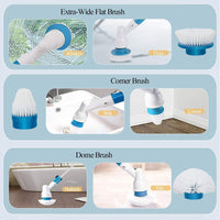Electric Cordless Spin Scrubber Super Power Scrubber Turbo Scrub Clean Brush Kings Warehouse 