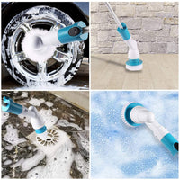 Electric Cordless Spin Scrubber Super Power Scrubber Turbo Scrub Clean Brush Kings Warehouse 