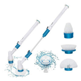 Electric Cordless Spin Scrubber Super Power Scrubber Turbo Scrub Clean Brush Kings Warehouse 