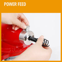 Electric Drain Cleaner Sewage Machine 400RPM Sewer Plumbing Snake Pipe 10M Colis Tools Kings Warehouse 