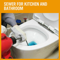 Electric Drain Cleaner Sewage Machine 400RPM Sewer Plumbing Snake Pipe 10M Colis Tools Kings Warehouse 