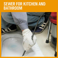 Electric Drain Cleaner Sewage Machine 400RPM Sewer Plumbing Snake Pipe 10M Colis Tools Kings Warehouse 