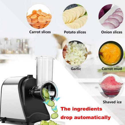 Electric Grater Vegetable Food Rotary Drum Grater Chopper Slicer Furniture Kings Warehouse 