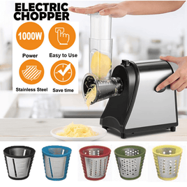 Electric Grater Vegetable Food Rotary Drum Grater Chopper Slicer Furniture Kings Warehouse 