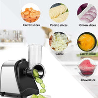 Electric Grater Vegetable Food Rotary Drum Grater Chopper Slicer Kings Warehouse 