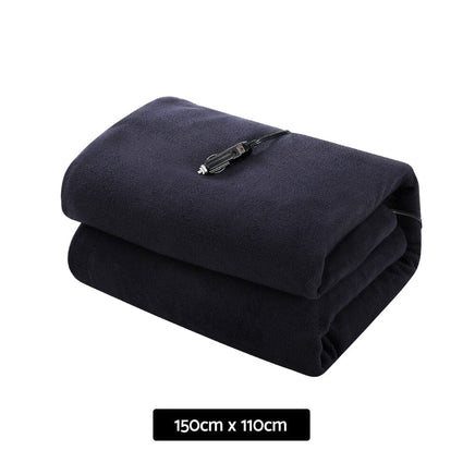 Electric Heated Blanket Car Truck Throw Rug Travel Camping 12V DC Aut Kings Warehouse 