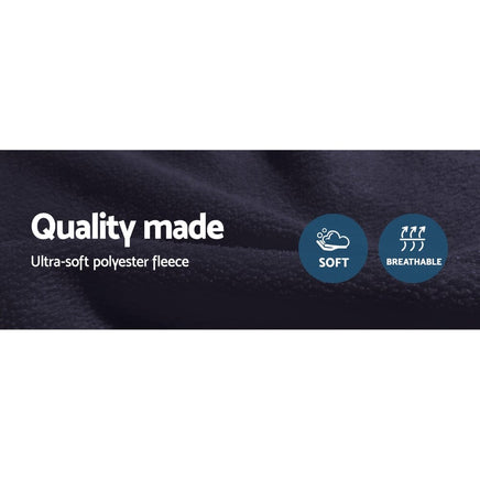 Electric Heated Blanket Car Truck Throw Rug Travel Camping 12V DC Aut Kings Warehouse 