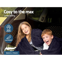 Electric Heated Blanket Car Truck Throw Rug Travel Camping 12V DC Aut Kings Warehouse 