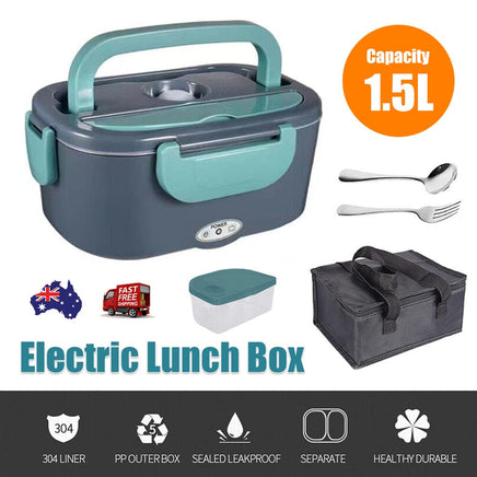 Electric Lunch Box Food Warmer Portable Leakproof Food Heater Car Home Picnic Home & Garden Kings Warehouse 