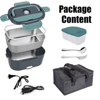 Electric Lunch Box Food Warmer Portable Leakproof Food Heater Car Home Picnic Home & Garden Kings Warehouse 