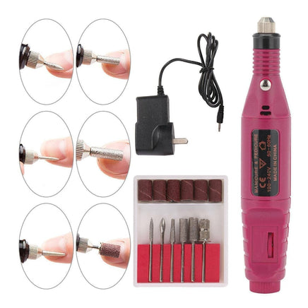Electric Nail Drill Bits 12File Tool Kit Machine Acrylic Manicure Art Pen Shaper Home & Garden Kings Warehouse 