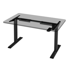 Electric Standing Desk Frame Only Height Adjustable 70KG Load Black Furniture Kings Warehouse 