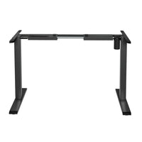 Electric Standing Desk Frame Only Height Adjustable 70KG Load Black Furniture Kings Warehouse 