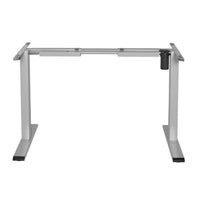 Electric Standing Desk Frame Only Height Adjustable 70KG Load Grey Furniture Kings Warehouse 