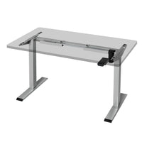 Electric Standing Desk Frame Only Height Adjustable 70KG Load Grey Furniture Kings Warehouse 