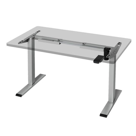 Electric Standing Desk Frame Only Height Adjustable 70KG Load Grey Furniture Kings Warehouse 