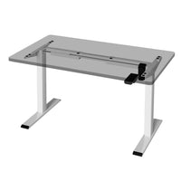 Electric Standing Desk Frame Only Height Adjustable 70KG Load White