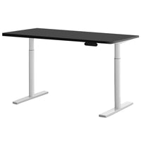 Electric Standing Desk Height Adjustable Sit Stand Desks White Black Kings Warehouse 