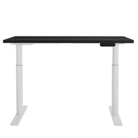 Electric Standing Desk Sit Stand Desks Motorised Dual Motor 120CM Black Furniture Kings Warehouse 