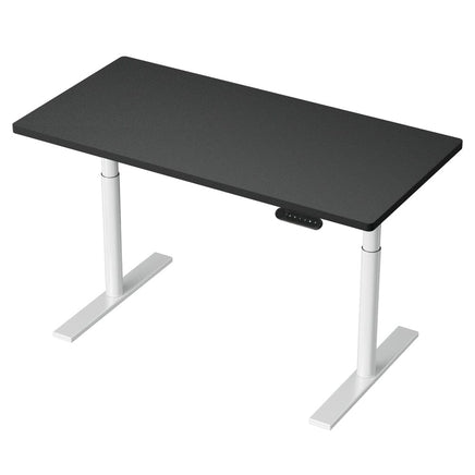 Electric Standing Desk Sit Stand Desks Motorised Dual Motor 120CM Black Furniture Kings Warehouse 