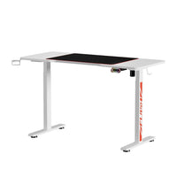 Electric Standing Desk Sit Stand Gaming Desks RGB Light Home Office Table Kings Warehouse 