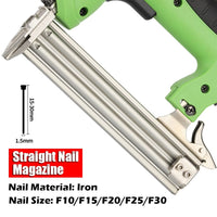 Electric Staple Gun Straight Nail Nailer Framing Heavy Duty Woodworking Stapler Kings Warehouse 