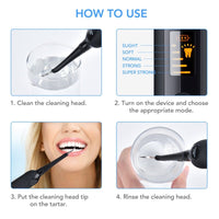 Electric Ultrasonic Dental Tartar Plaque Calculus Tooth Remover Set Kits Cleaner with LED Screen Home & Garden Kings Warehouse 
