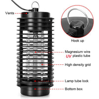 Electric UV Mosquito Killer Lamp Insect Bug Zapper Catcher Fly Trap UV Mozzie Kings Warehouse 