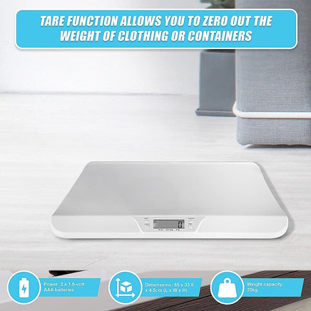 Electronic Digital Baby Scale Weight Scales Monitor Tracker Pet Health & Beauty Kings Warehouse 