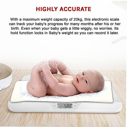 Electronic Digital Baby Scale Weight Scales Monitor Tracker Pet Health & Beauty Kings Warehouse 