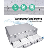 Embellir CD Case DVD Cases Storage Box 1000 Discs Aluminium Case DVD Folders Gift & Novelty Kings Warehouse 