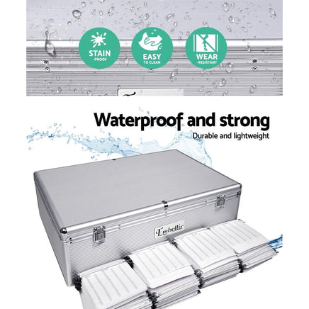 Embellir CD Case DVD Cases Storage Box 1000 Discs Aluminium Case DVD Folders Gift & Novelty Kings Warehouse 