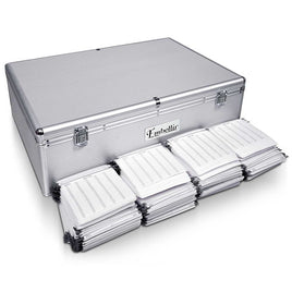 Embellir CD Case DVD Cases Storage Box 1000 Discs Aluminium Case DVD Folders Gift & Novelty Kings Warehouse 