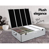 Embellir CD Case DVD Cases Storage Box 1000 Discs Aluminium Case DVD Folders Gift & Novelty Kings Warehouse 