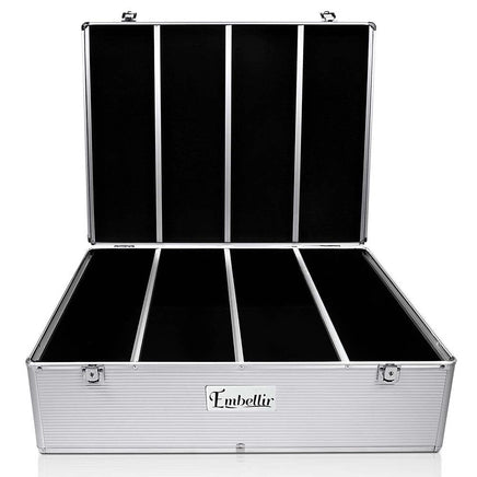 Embellir CD Case DVD Cases Storage Box 1000 Discs Aluminium Case DVD Folders Gift & Novelty Kings Warehouse 